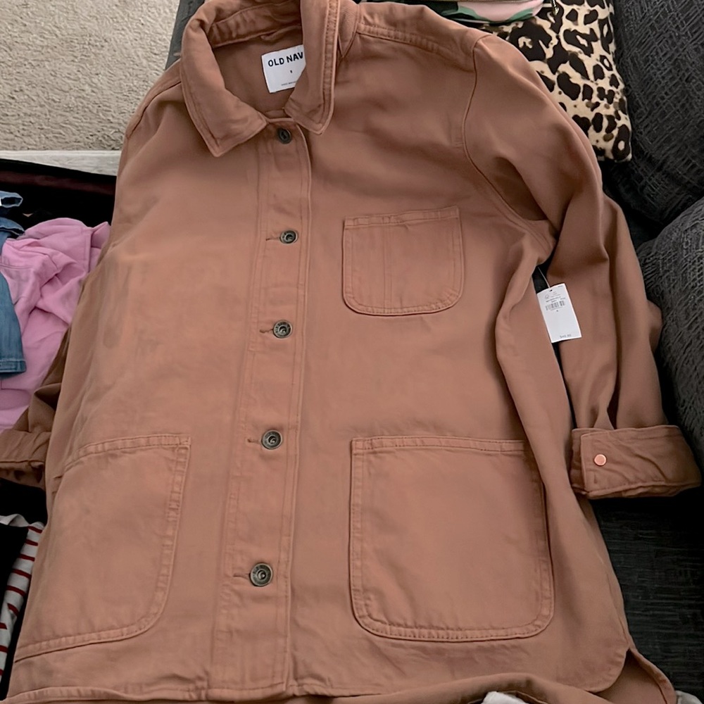 BNWT, Old Navy Shacket, Size S with pockets